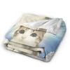 Internetberühmte Meowl Katze Eule Meme Reise Decke Flanell Überwurf für Heimdeko Warm Kundenspezifische Tagesdecke Geburtstagsgeschenk