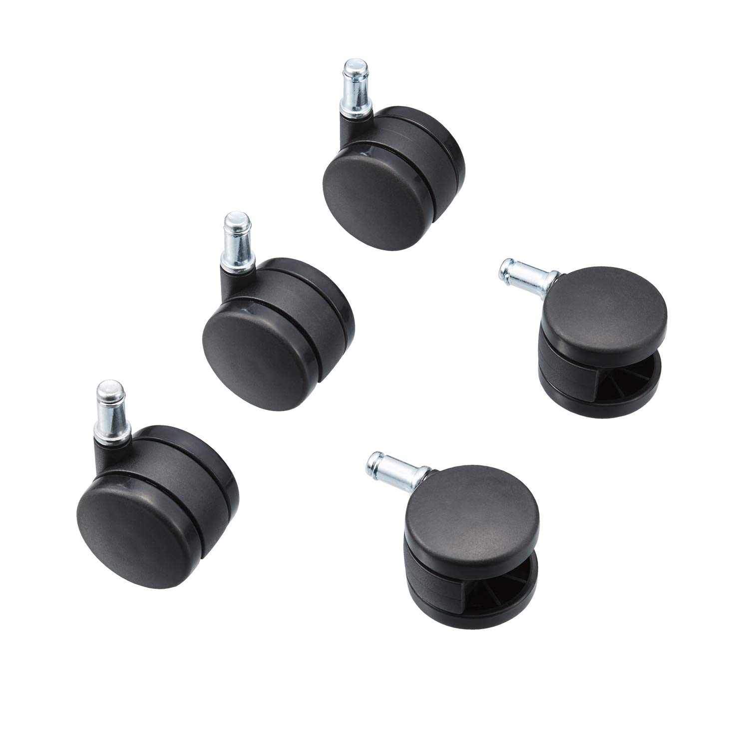 

Kokuyo Diameter 50 W set of (nylon) casters, 5, A-CS23E6 чёрный