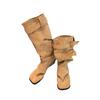 Traube Stilvolle Zehenfreie Stiefel mit Blockabsatz bis zur mittleren Wade mit Zehenspreizer für Damen