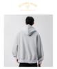 Men's Retro Patchwork Hooded Sweatshirt, 320g, Spring/Autumn Casual Loose Jacket