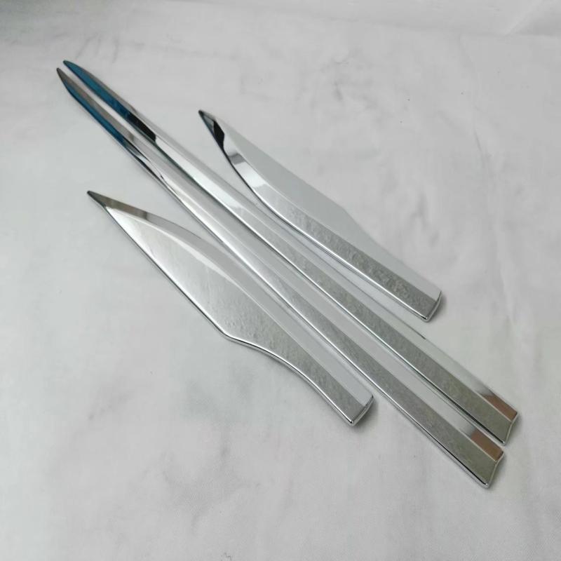 For Toyota CHR C-HR XA10 2018     ABS Chrome Door Body Side Skirt Accent Moulding Sticker Trim  Accessories