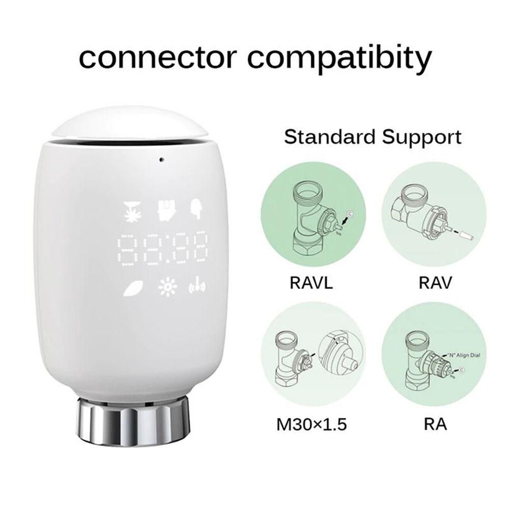 1PCS Temperature Control Valve Smart Radiator Thermostat Remote Controller Radiator Head For Heating System Valve-Tool