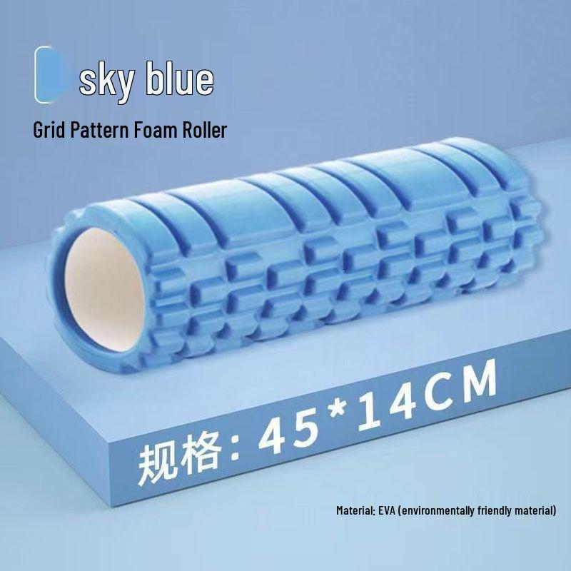 Foam Roller for Muscle Massage, Relaxation, Slimming Legs, Yoga, Beginner Fitness, Wolf Teeth Design.