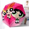 1pc Powerpuff Girls Automatic Open/Close Umbrella - 8-Rib Stability - All-Season Everyday & Formal Use, Fashion Lovers Yy251022015