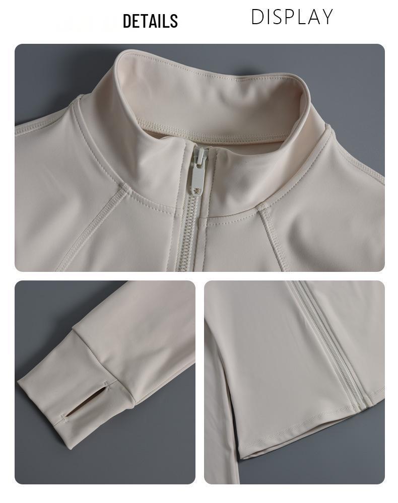 New Women's Slimming Long Sleeve Sports Top for Yoga, Running, and Cycling