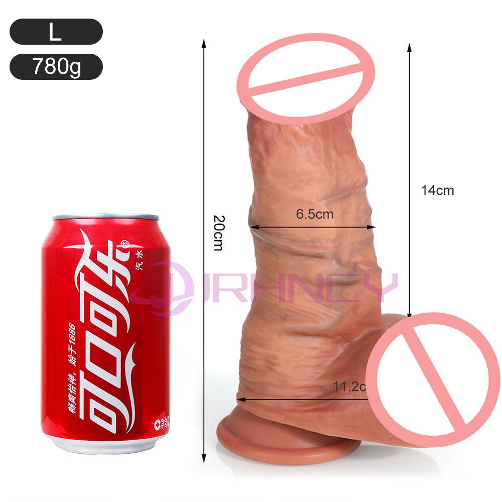Super Realistic Dildo For Women Huge Silicone Penis Female Masturbation Fake Dildo with Suction Cup Adult Sex Games No Vibrator