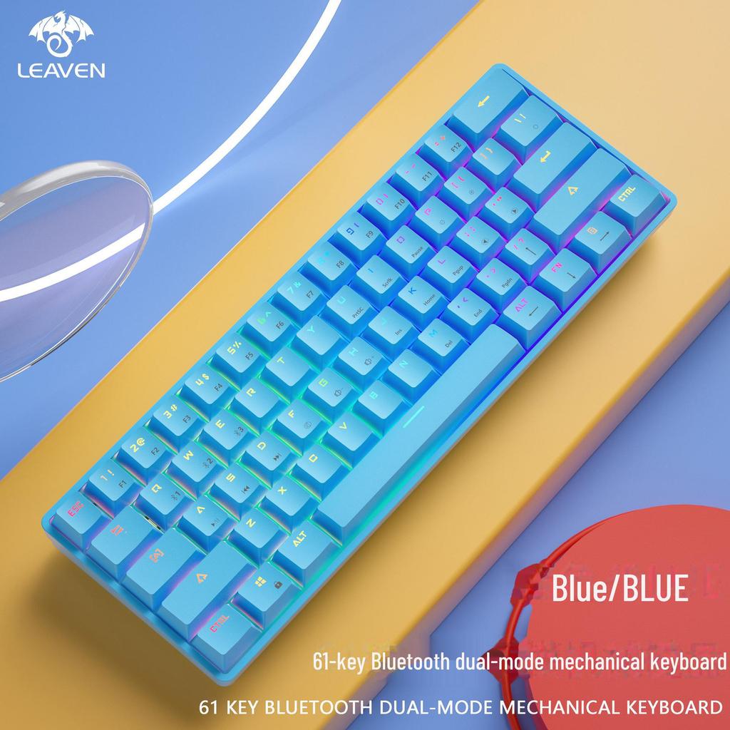 K620 Mechanische Gaming-Tastatur: Kabelgebunden/kabellos, Hot-Swap-fähiges RGB, Blue Axis, Bluetooth, Typ-C