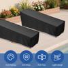 Outdoor Lounger Cover Garden Patio Sunbed Chair Dust Cover Waterproof Windproof Furniture Recliner Protective Cover