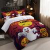 3 st Halloween Slott Spöke Tryckt Kärnlös Täcke Set Flera Storlekar Sovrum Sovsal Sängkläder Dekoration Mjuk Maskintvättbar