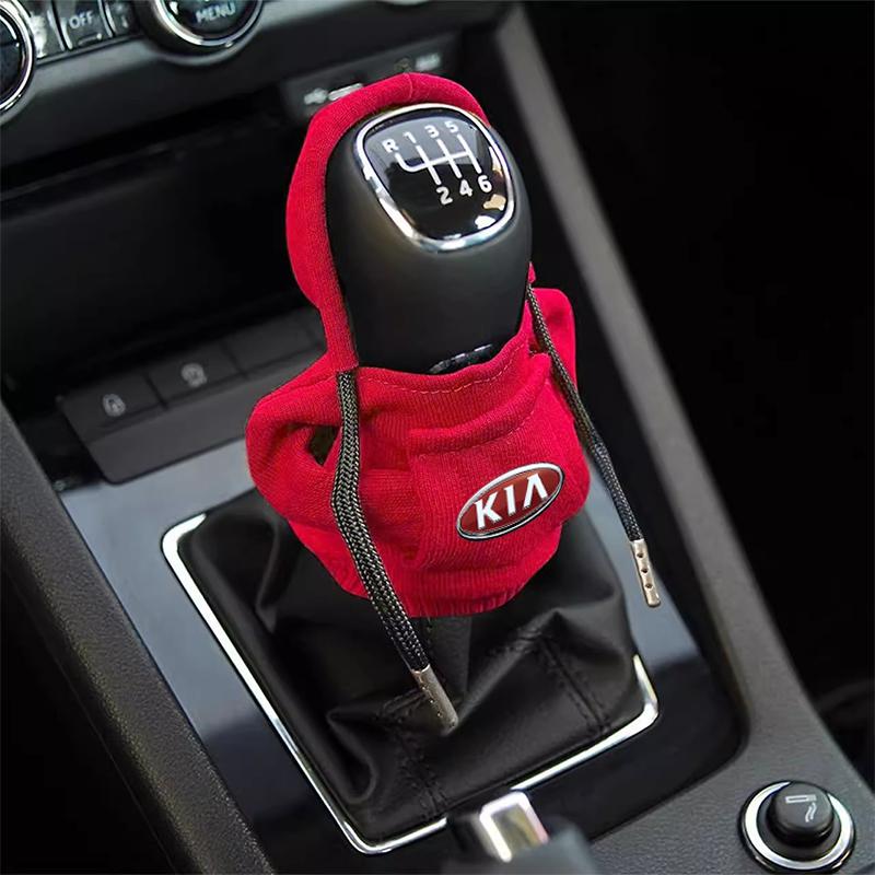 1Pcs Fashion Car Gear Lever Hood Small Sweater Decoration Gear Lever Hoodie For KIA K5 K9 Sorento Ceed Sportage Carnival Stinger Forte Niro Cadenza
