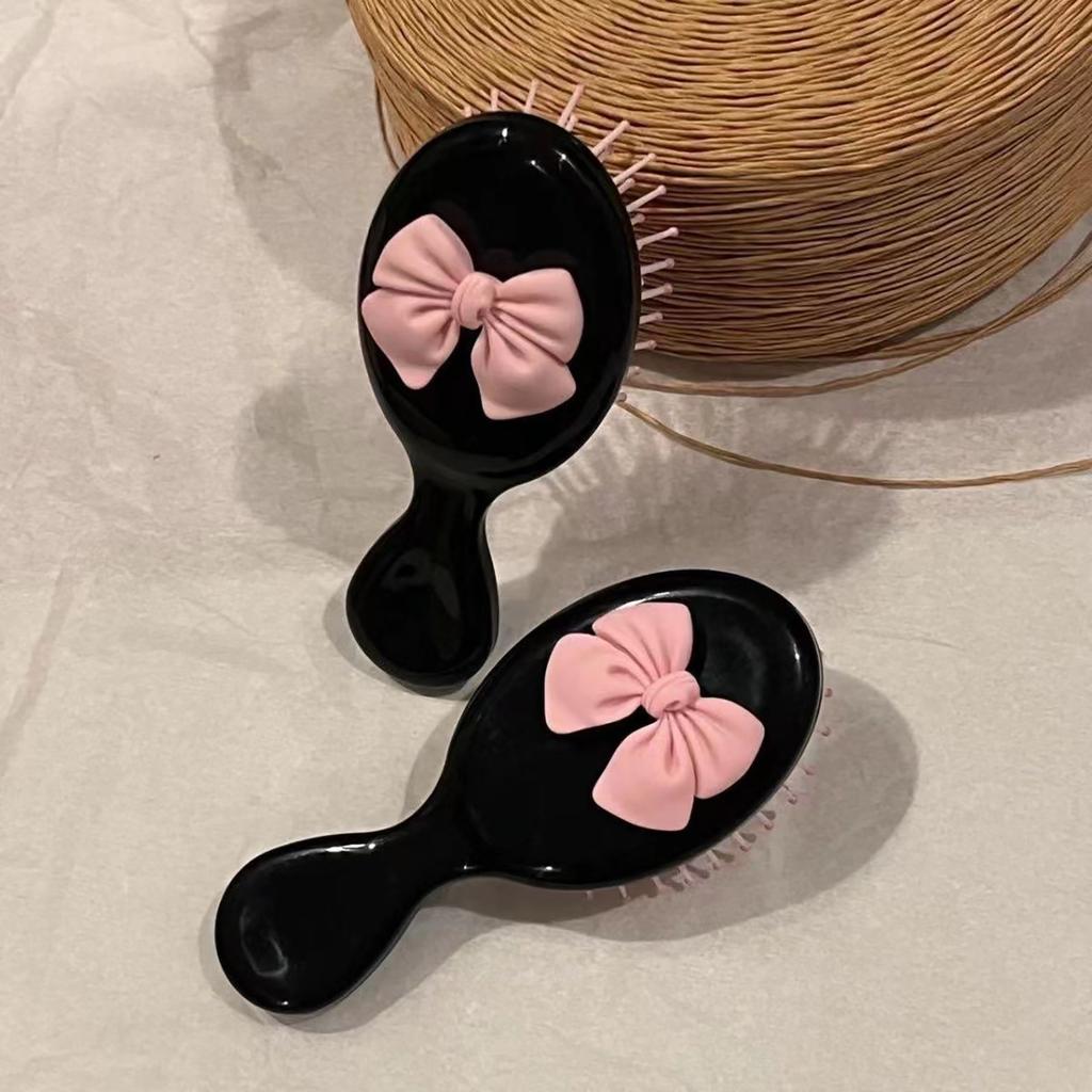 Cute Bow Air Cushion Combs Folding/Non Foldable Anti-static Air Cushion Hair Comb for Women Hair Accessories