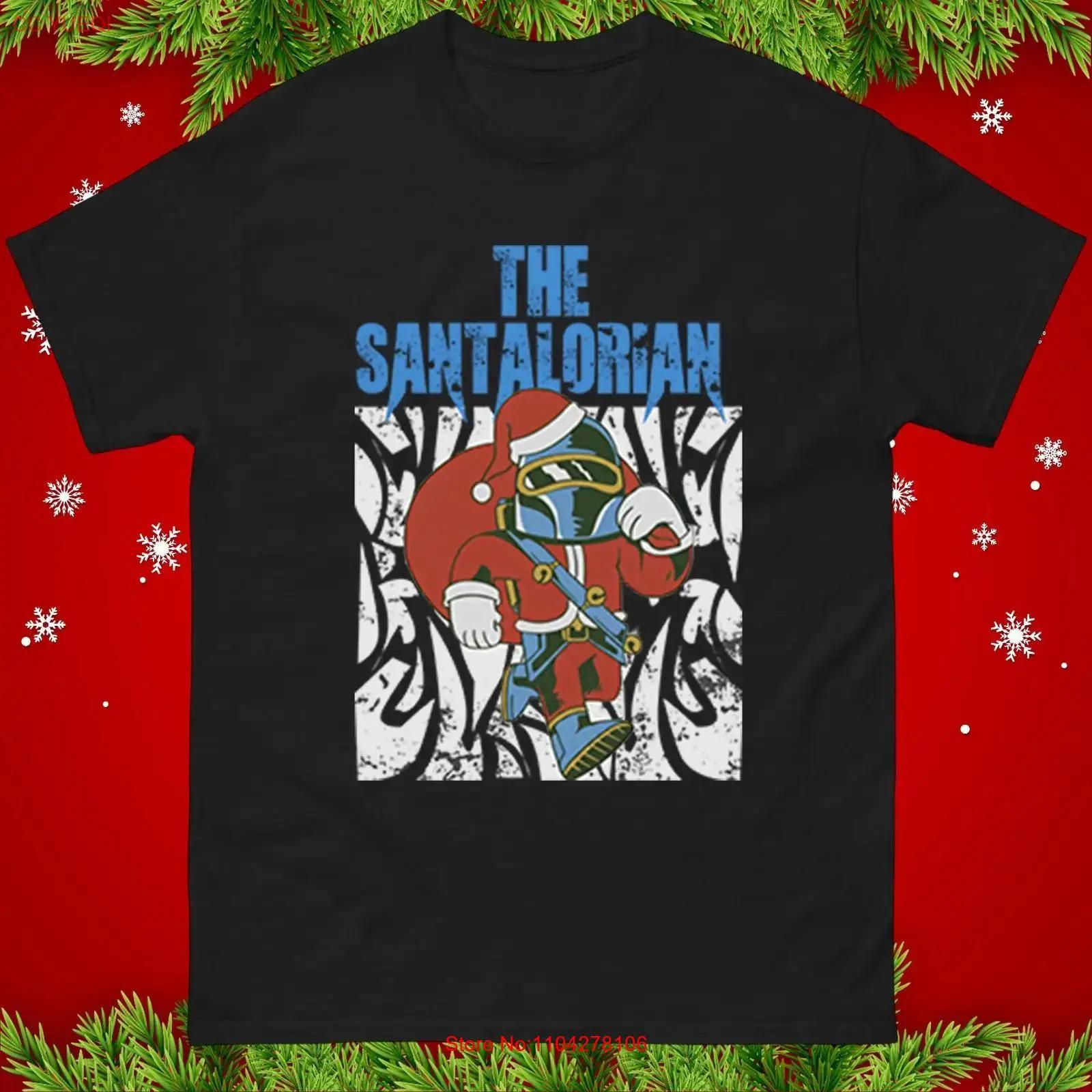 Santa Christmas Paroday T Shirt Santalorian Ugly Xmas vintage Washed streetwear Unisex Stylish homme Breathable Slightly S разноцветный