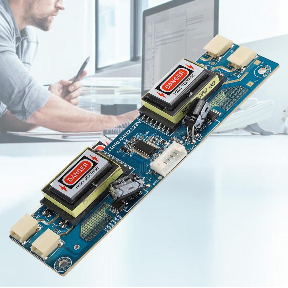 CCFL 4 Lamp Small Port High Pressure Inverter Board for 10-26" LCD Screen Backlight 10-28V