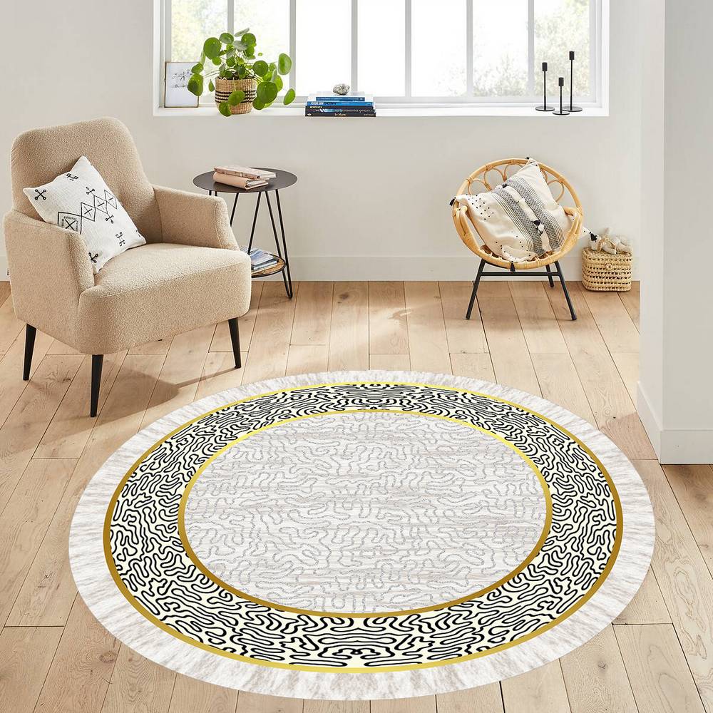 

Mosimoso Home RC1990 Ковер с принтом на подошве в горошек 100x100 cm