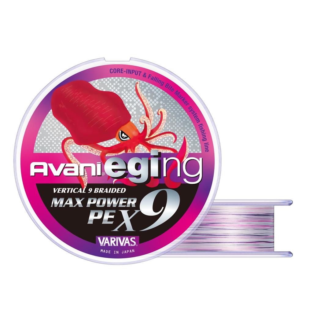 VARIVAS Avani Eging Max Power PE X9 PE White 9-strand line, 200m, (marked), 0.8