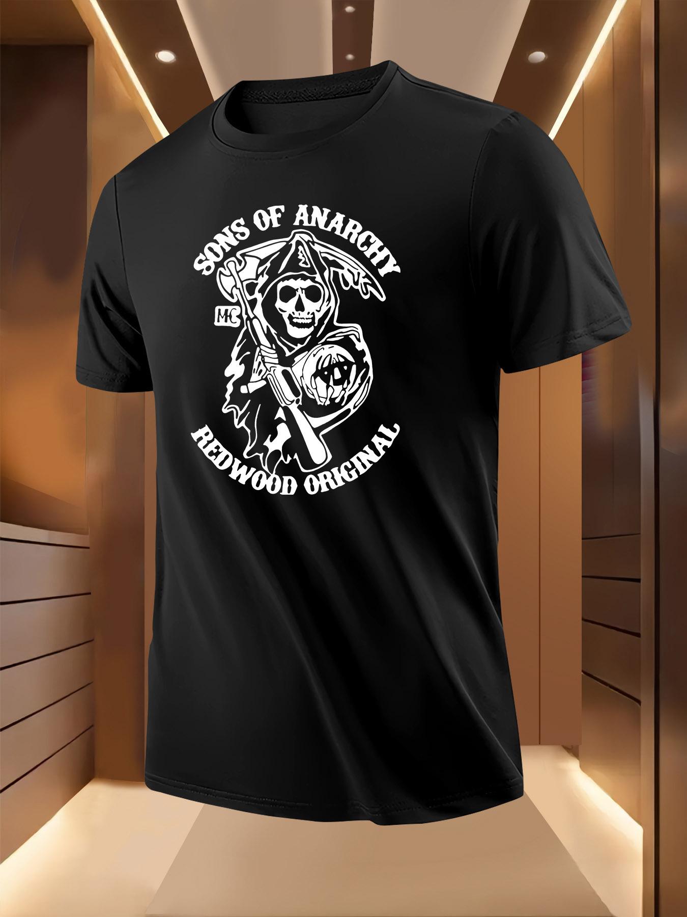 Sons of Anarchy Graphic Tshirt Graphic Tshirt - Breathabl... M