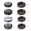 4 szt. 64 MM Oryginalna Środkowa Nakładka Koła Samochodowego Osłona Piasty Odznaka Dla Volvo Rdesign AWD C30 C70 S40 S60 S70 S80 S90 V40 Akcesoria Samochodowe