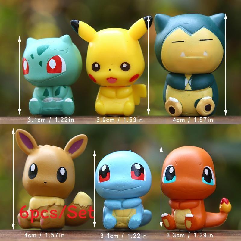 Decorative Pokmon Cartoon Ornament Desktop Car Ornament For Kids And Collectors