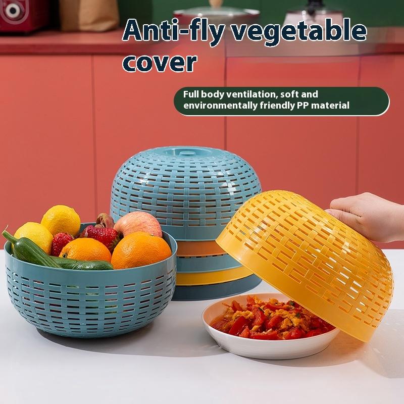 Staubdichte Lebensmittelabdeckungen Kunststoff Wiederverwendbar Haushalt Küche Buffet Party Praktischer Obstkorb Schüssel Zeltabdeckung