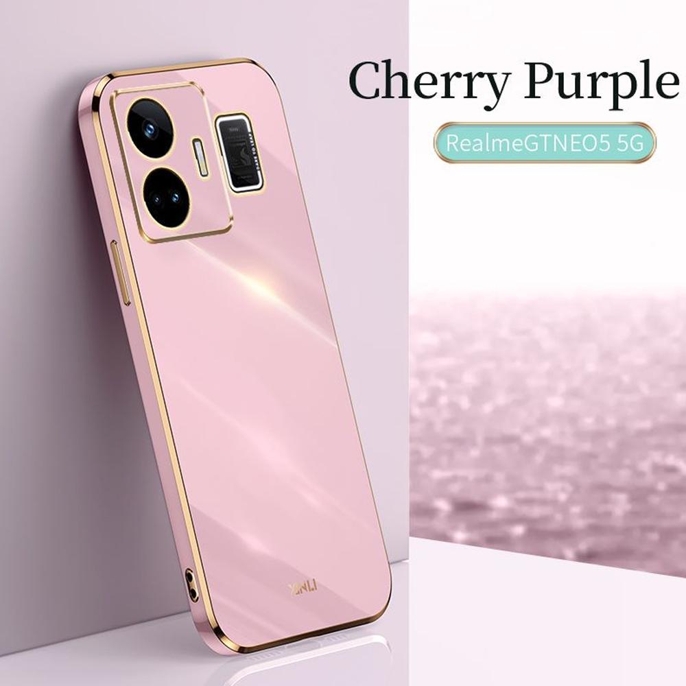 Pentru Husa Realme GT3 Husa Telefon Realme GT Neo 5 GT Neo5 240W Husă Spate RMX3708 RMX3706 RMX3709 Suport inel de lux cu placare pătrată