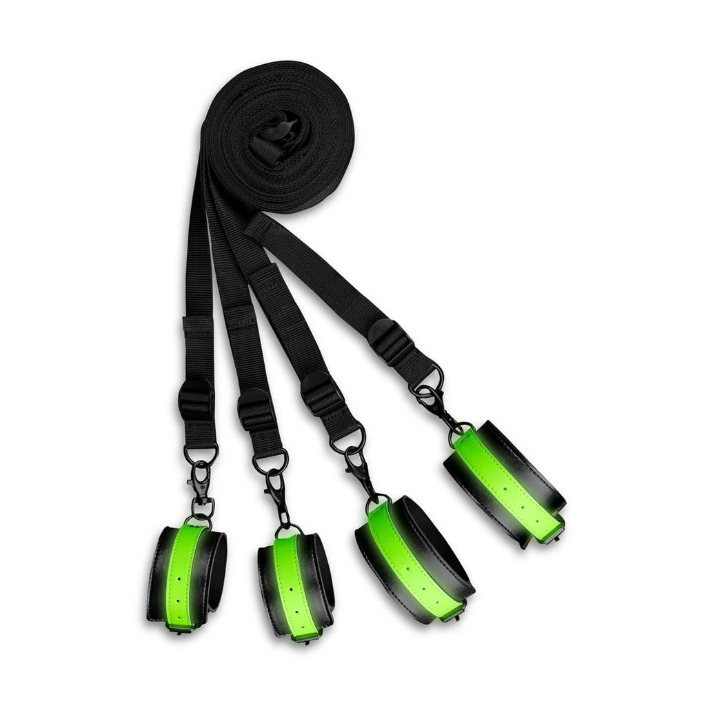 Bed Tie Attachment Set - Glow in the Dark Ouch! by shots