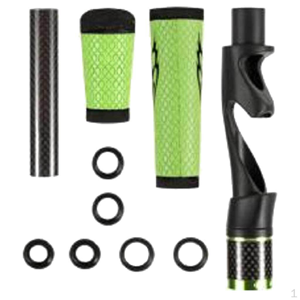 Anti-Slip Fishing Rod Handle Grip Reel Seat DIY Accessory Fitting SET-WTS