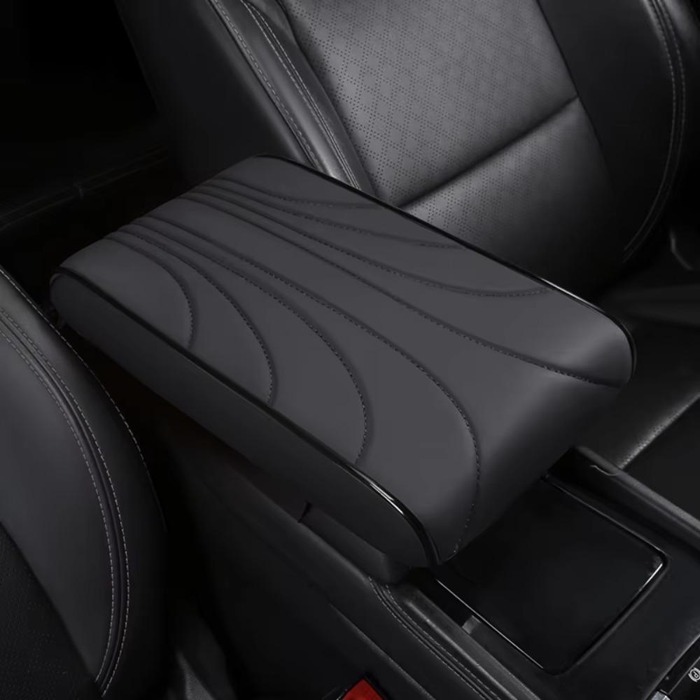 Leather Car Central Armrest Pad Armrest Protective Padding Protective Arm Rest Seat Box Universal Multi-color чёрный
