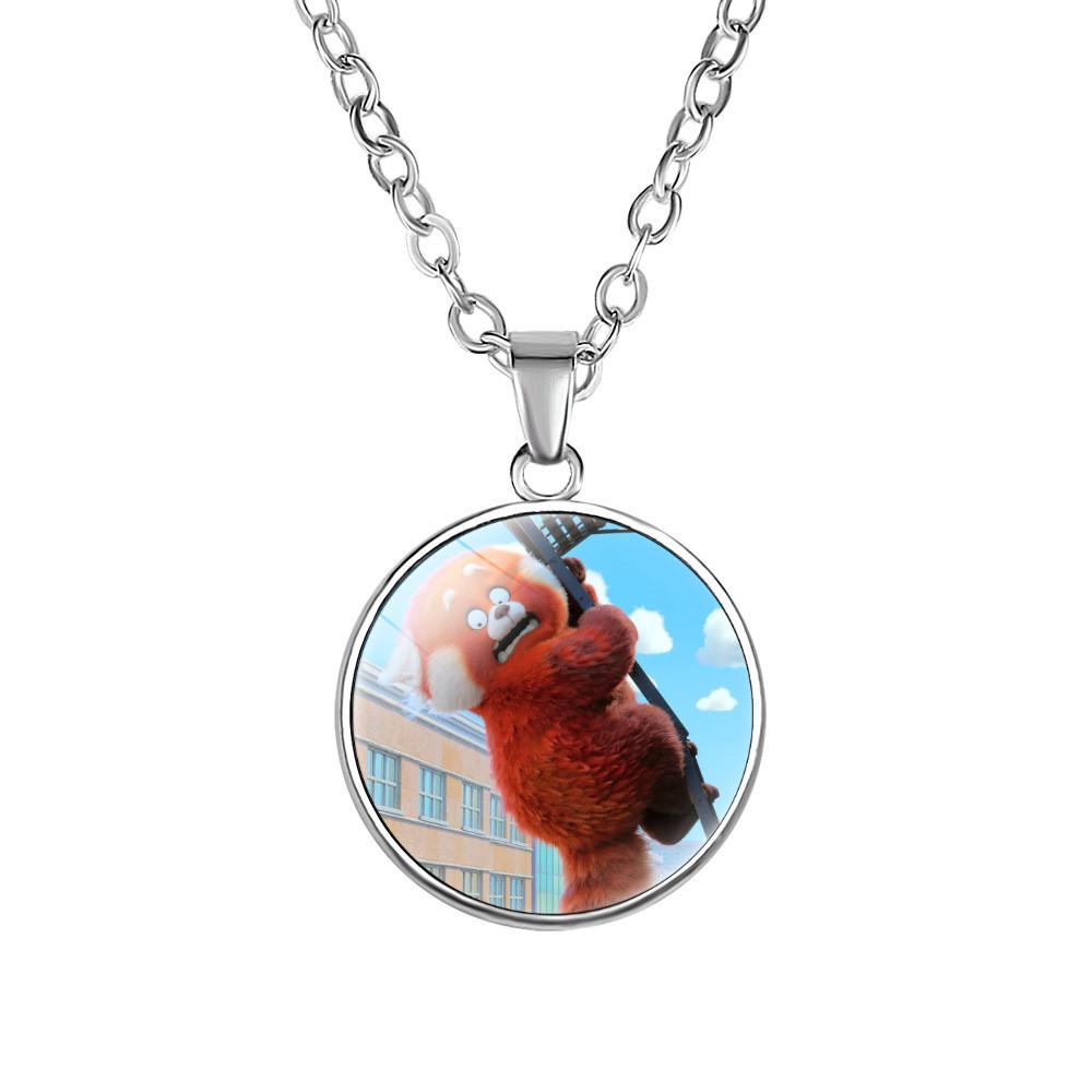 

Adorable Turning Red Cartoon Character Pendant Kids Necklace Alloy Charm 20900101