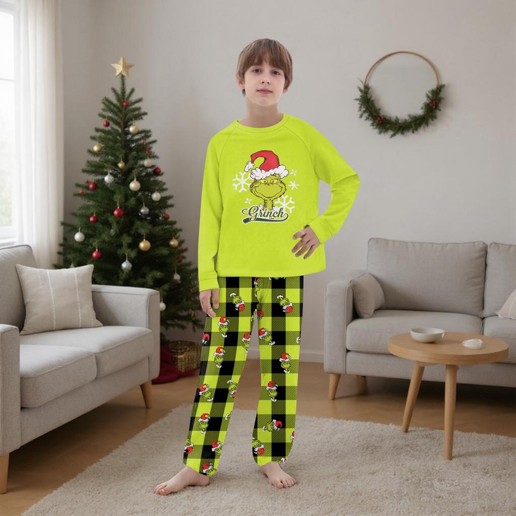 Passende Familiensets mit Weihnachtsmotiven, Langarmshirts und Hosen