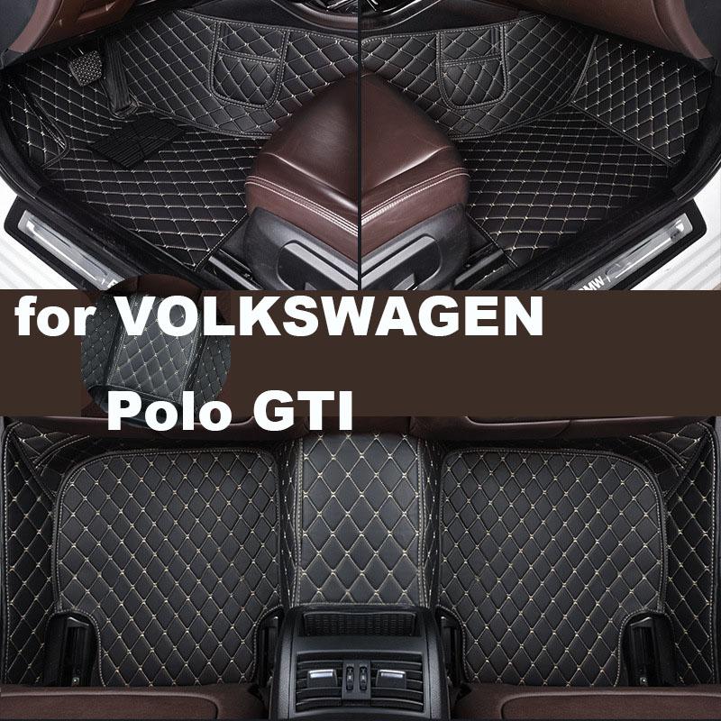 

Автомобильные коврики Autohome для VOLKSWAGEN Polo GTI 2012-2016 года, обновленная версия, аксессуары для ног чёрный