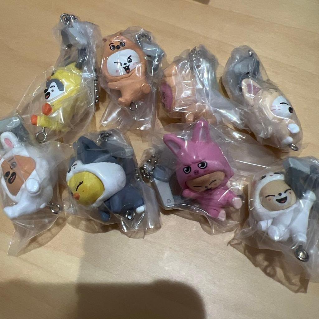 Stray Kids SKZOO Maskottchen Gashapon Spielzeug – SKZ Fan Connect Komplettes Set mit 8 Teilen