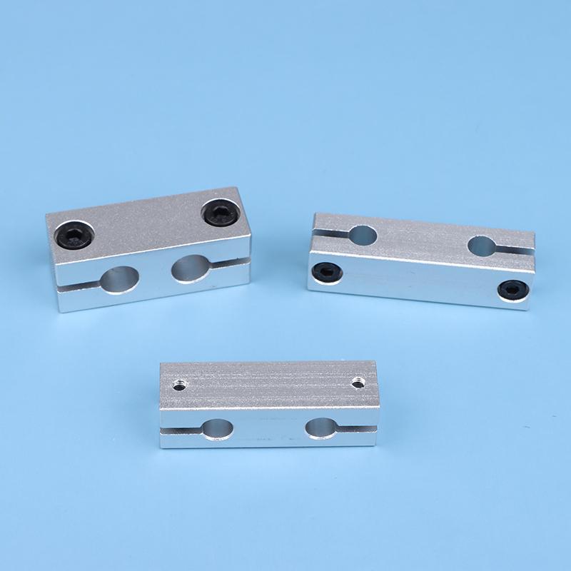 New Sale 6MM 8MM Pillar Parallel Clamp With The Same Diameter Optical Axis Fixing Steel Pipe Round Frame Connector