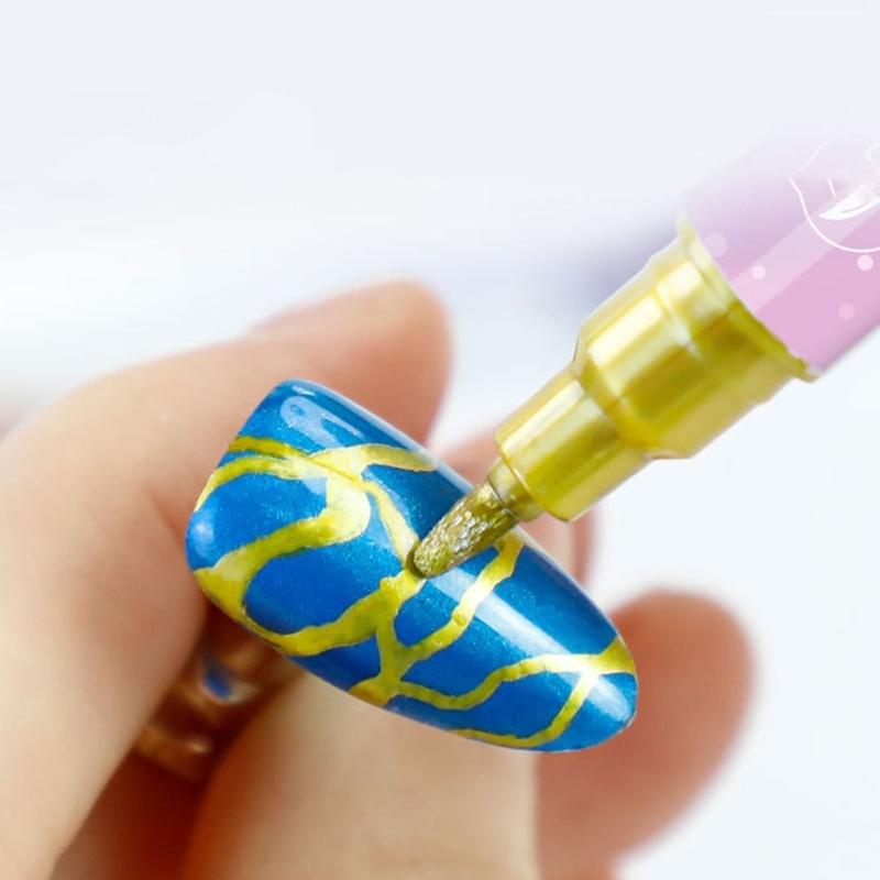 10 Stück Professionelle Feine Pinsel für Nagelmalerei für Experte Nagelkunst und Glatte Anwendung