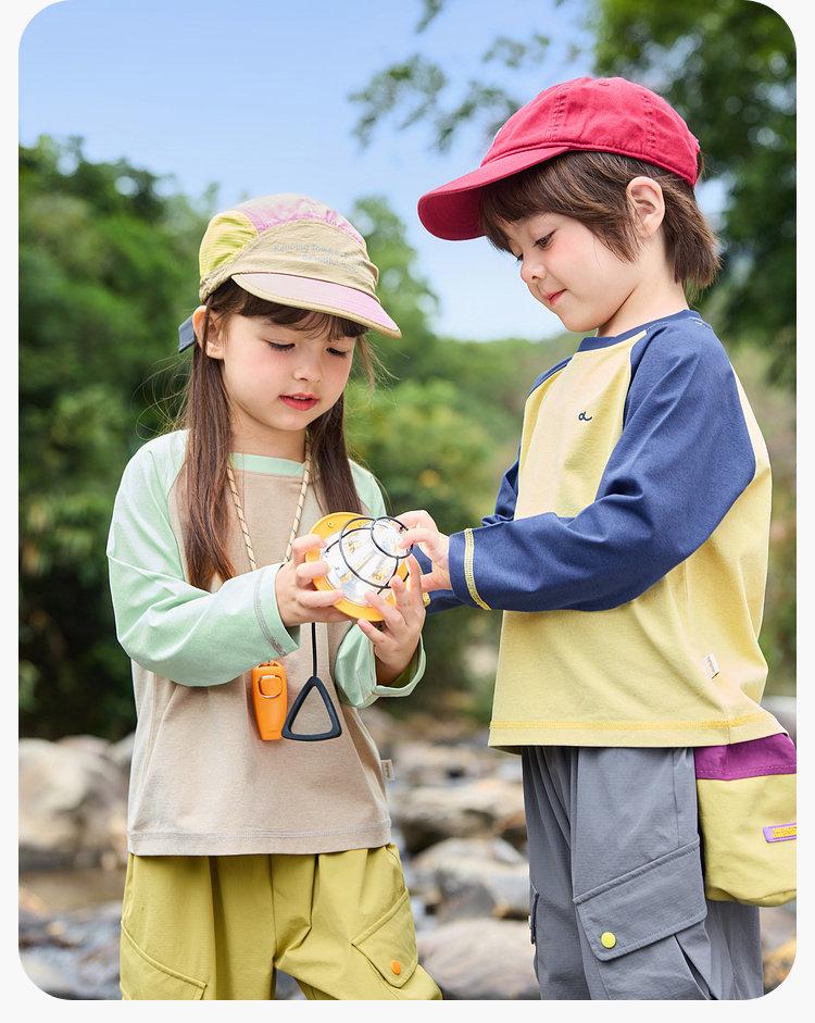 Moisture-Wicking Quick-Dry Kids' Sun Protection T-Shirt - Dududu Spring Collection for Boys, Girls & Parent-Child