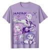 Women's Casual Long-sleeved Round-neck Retro Gradient Printed Cotton And Linen Top