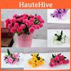 Vibrant Artificial Carnation Bouquet With 12 Heads For Home Wedding Decor