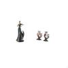 Elegant Women Shaped Rack And Realistic Owl Figurine Sculpture for Home Bar Living Room Kitchen