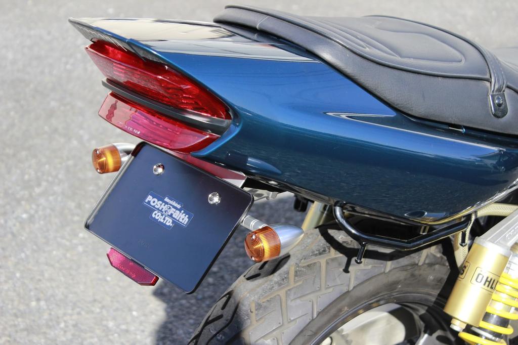 POSH FAITH Motorcycle Parts Aluminum Machined Blinker Bullet Type Super Long Stay Single Bulb Not 2 Pieces M10 Silver Lens (Bulb Included) Body/Orange