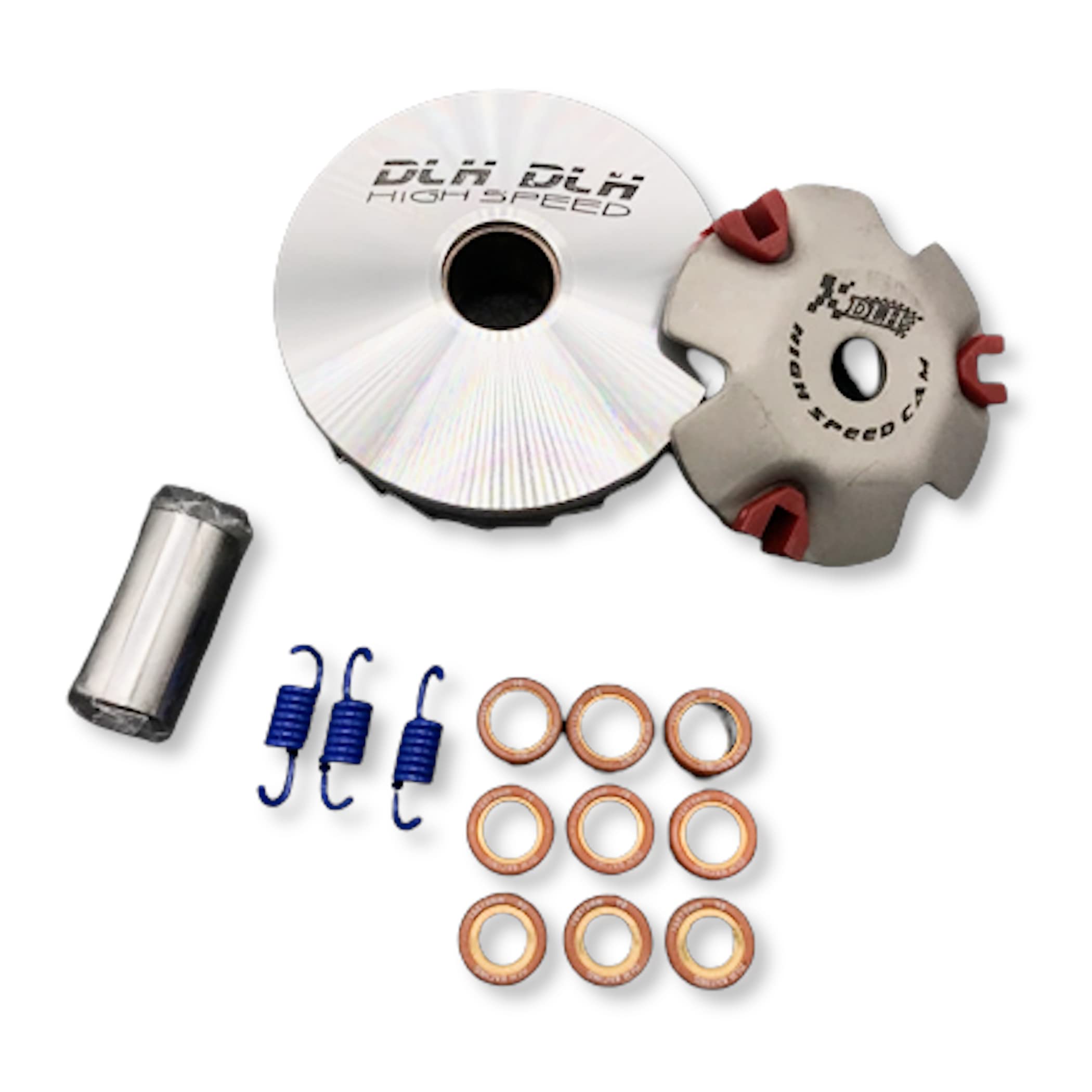 

Шкив мотоциклетный Шкив для Dio и Giorno Тонкий комплект, Высокоскоростной AF27, AF34, AF35, ZX, Joker, (Вал 12 мм)