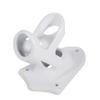 2 Angle Aluminium Alloy Flag Pole Holder Mounting Wall Mount Flagpole Windsock Bracket White
