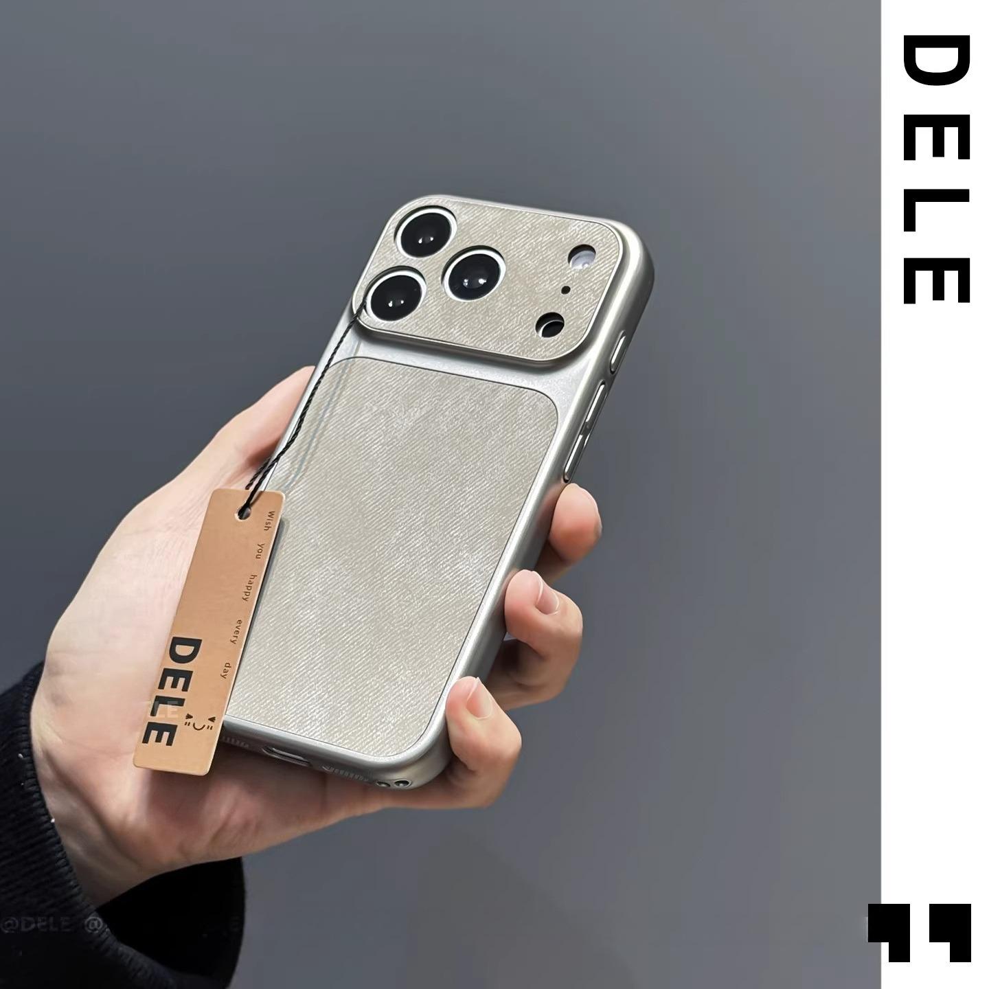 

Plating Denim Fabric Texture Full Camera Protection Phone Case For iPhone 17 15 16 Pro Max 14 13 Thin PC Bumper Shockproof Cover iPhone17 Pro Max сірий колір