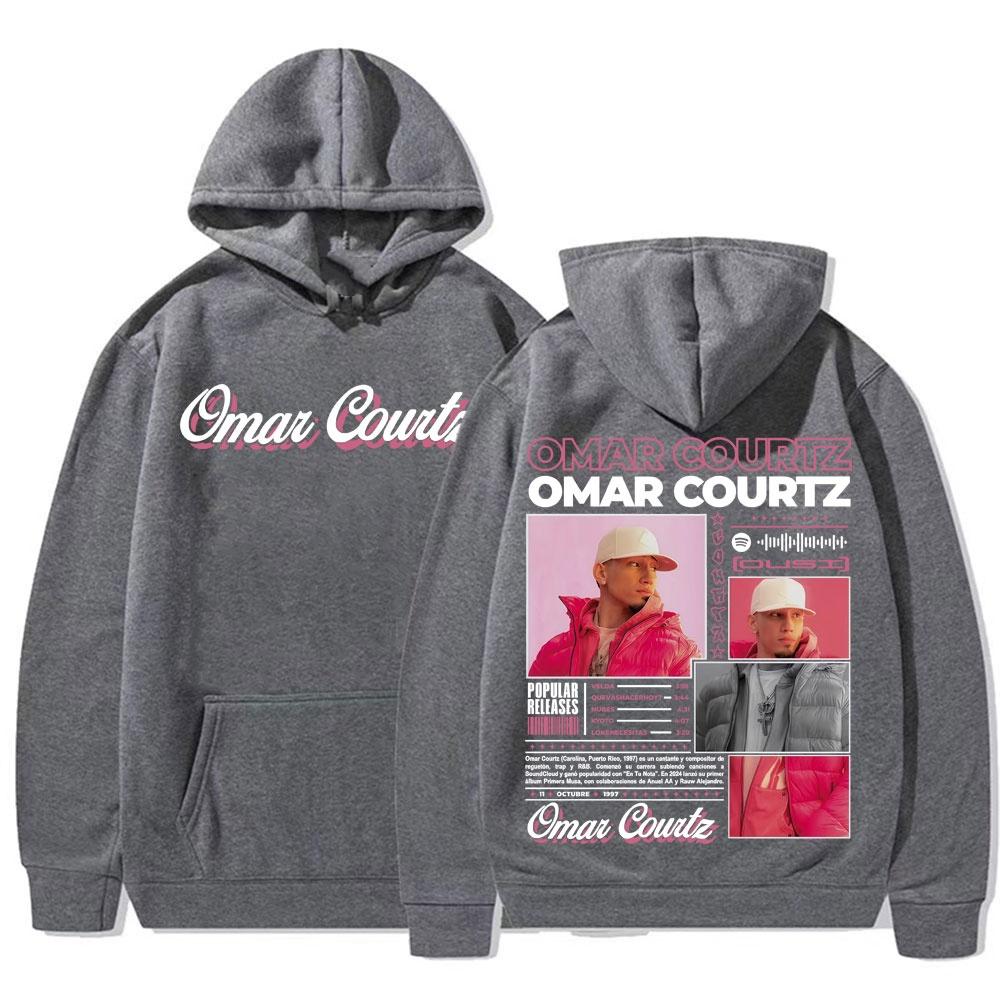 Rapper Omar Courtz Primera Musa 2025 Fall/Winter New Hot-seling Hoodie Unisex Retro 90s Hip Hop Punk High Quality Casual Hoodie