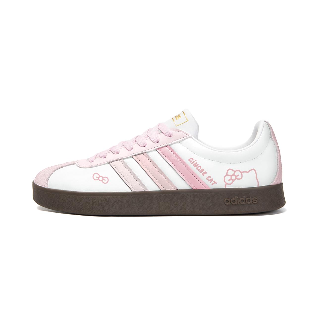 Adidas VL COURT 2.0 Star Joy Manufacturing, Sweet Water Kitten Cushioning Abrasion Resistant Cushioning, Wear Resistant JQ2470(Team914-  ) 35⅔