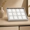 Jewelry Display Tray with Raised Frame Sturdy for Home Storage
