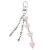 Eye Catching Phone Lanyard Bowknot Heart Cross Star Chain Pendant Keychain Colorful Beaded Keyring Bag Accessory