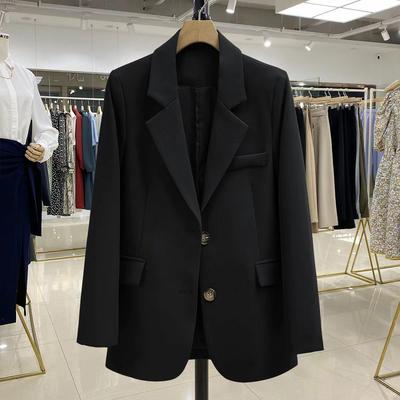 Neue Herbst Mode Frauen Anzug Jacke Koreanische Vielseitig Casual Britischen Stil Arbeitskleidung Anzüge Schwarz Weiß