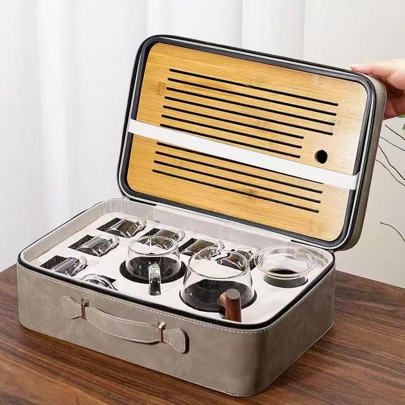 Jialang Transparent Glass Teapot and Cup Set