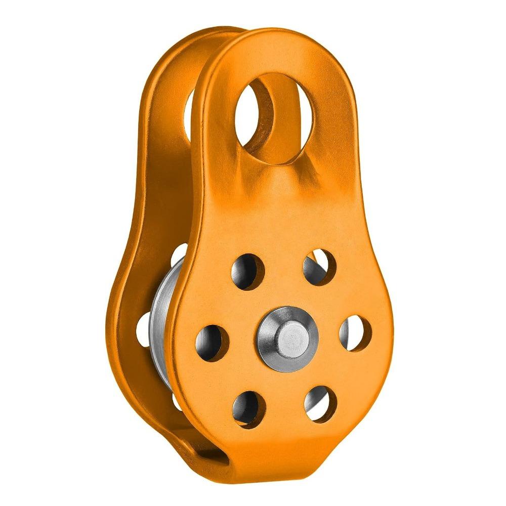 Single Swivel Rope Rock Climbing Pulley Block 12mm Pulley Cableway Accessories Mountaineering