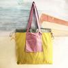 Eco-Friendly Foldable Shopping Tote with Buckle, Drawstring Closure, and Single Shoulder Strap