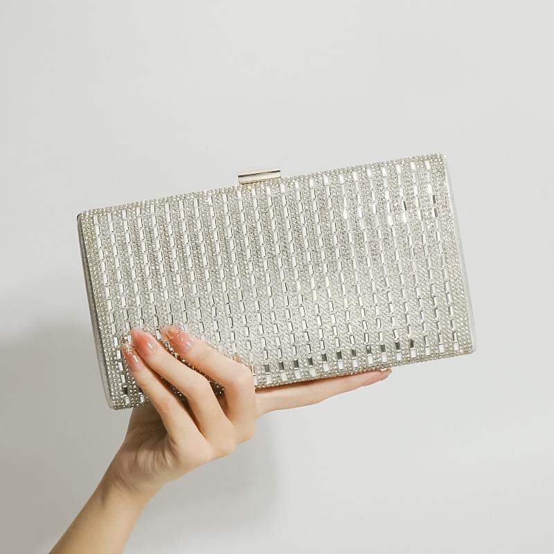 

Diamond Evening Bags Luxury Women Clutches and Purse Glitter Rhinestone Handbags Shoulder Crossbody Bags with Chain Bridal Bolso